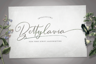 Bettylavia: A Handwritten Script Font for Unique Design Touches