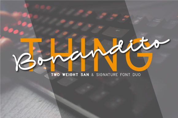 Bonandito Thing Duo: A Stylish Font Solution for Every Project