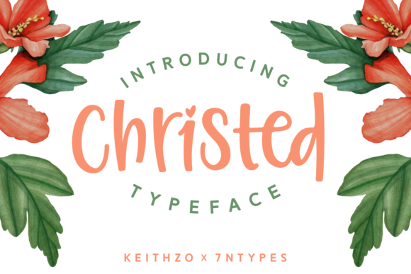 Christed: A Modern Script Font for Creative Expression