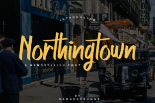Discover the Elegance of Northingtown: A Versatile Handwritten Font for Creative Projects