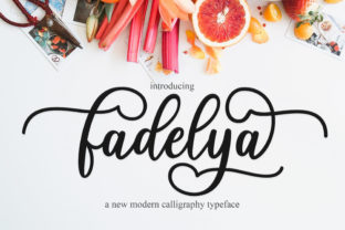 Fadelya Script: A Modern Calligraphy Font for Creative Expression