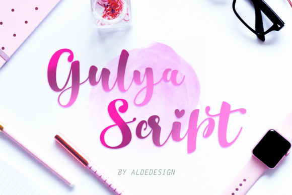 Gulya Script: A Feminine and Distinctive Font for Creative Projects