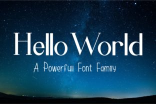 Hello World Family: A Strategic Approach to Modern Typography