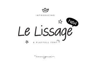 Le Lissage: A Playful Font for Creative Projects