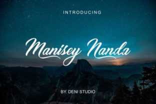 Nanda: Elegant Script for Creative Expression
