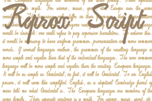 Reprox Script: A Handwritten Font That Brings Personality to Your Designs