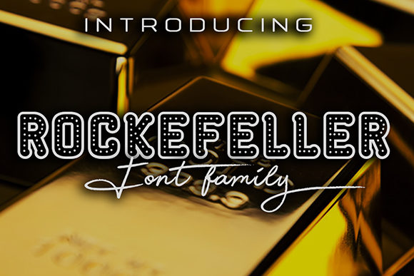 Rockefeller Family: A Retro-Style Font That Elevates Modern Design