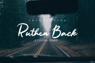 Ruthen Back: A Signature Font for Elegant Design