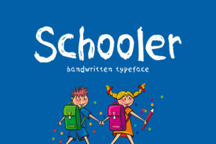Schooler: A Playful Handwritten Font for Creative Projects