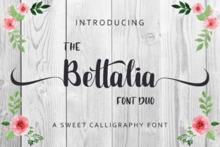 The Bettalia Duo: Elegant Handwritten Style