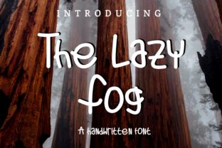 The Lazy Fog: A Handwritten Font for Elegant, Natural Design