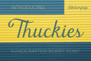 Thuckies: A Beautiful Handwritten Font for Elegant Design