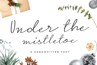 Under the Mistletoe: A Handwritten Touch for Creative Projects